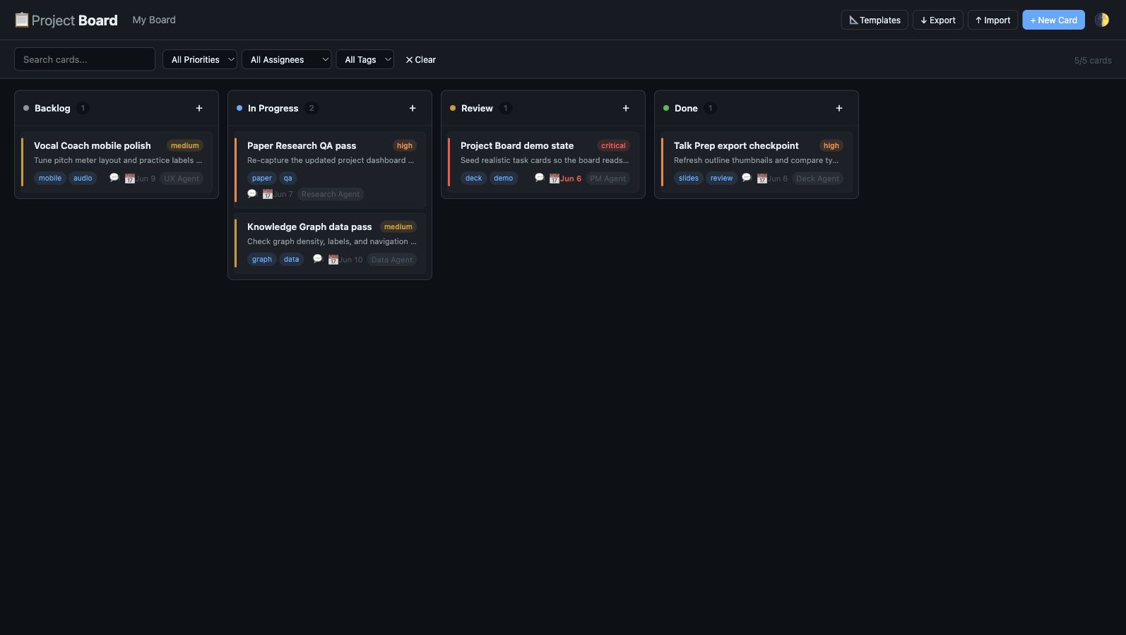 Project Management Lite preview